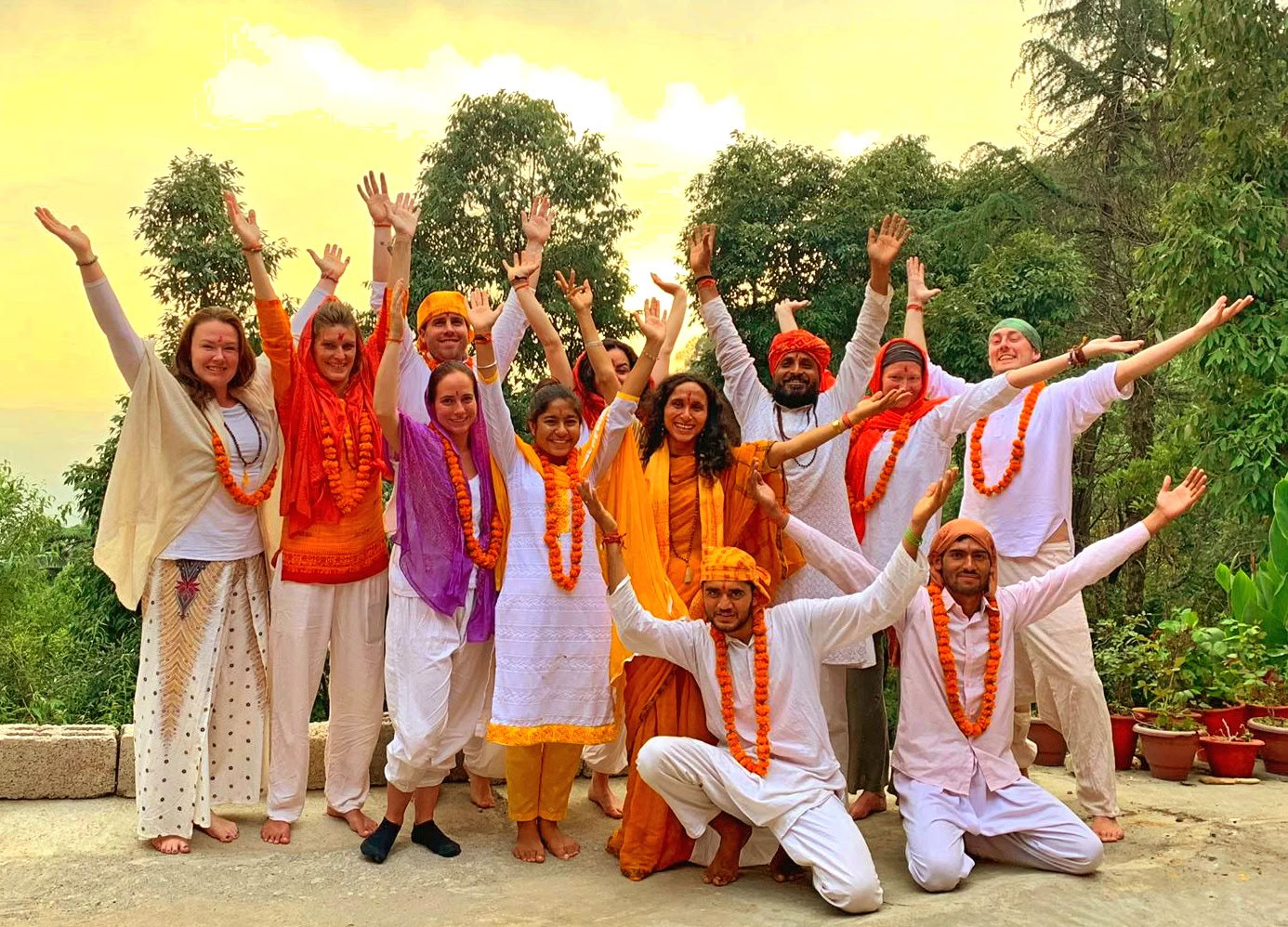 Yoga lärarutbildning i Indien