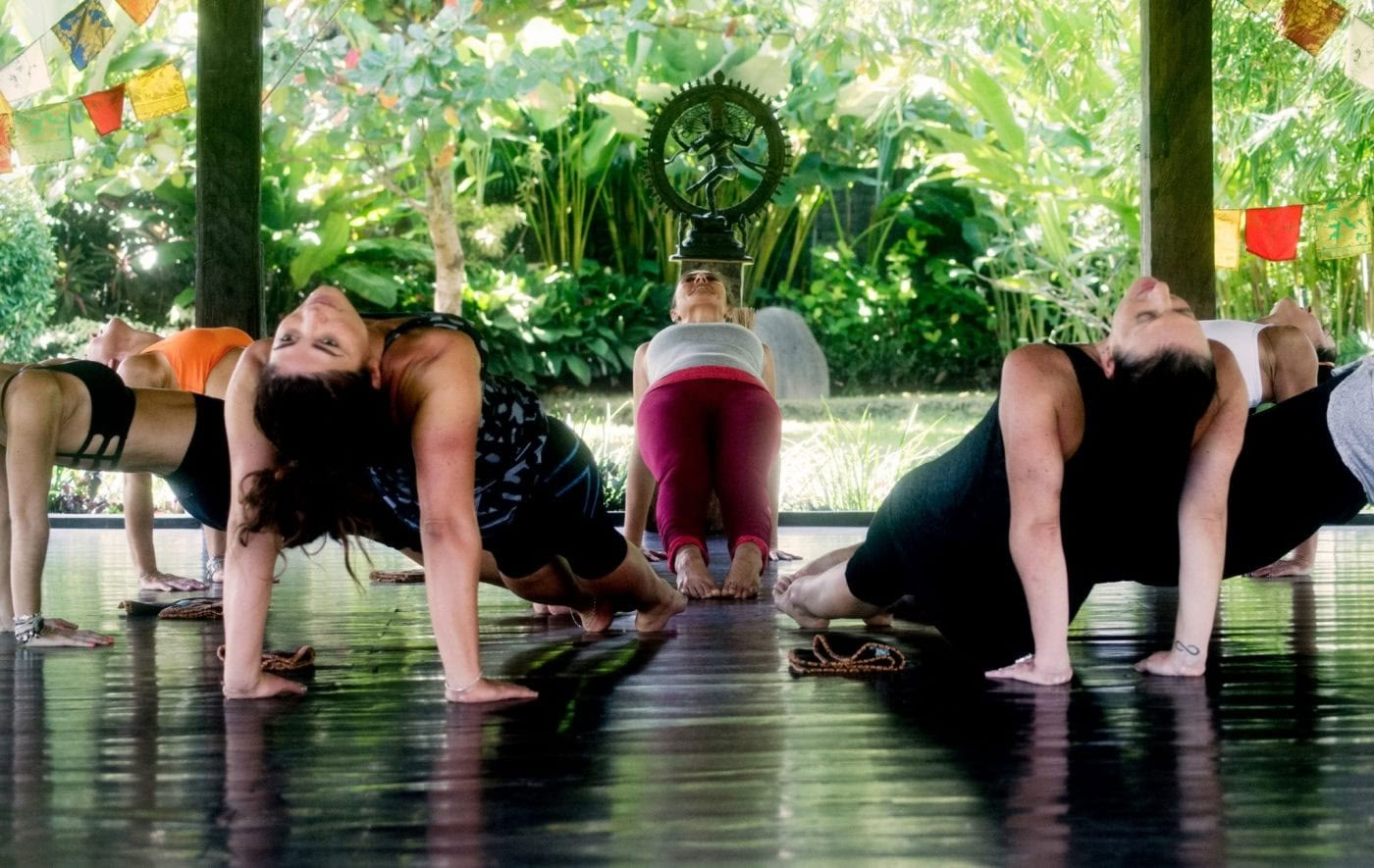 Lycksaligt yogaretreatpaket