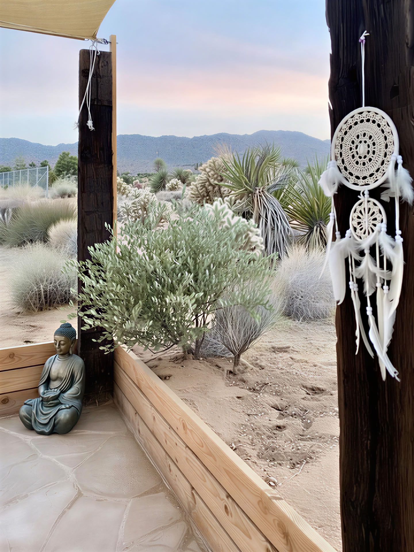 En dags retreat i öknen med Om i Joshua Tree