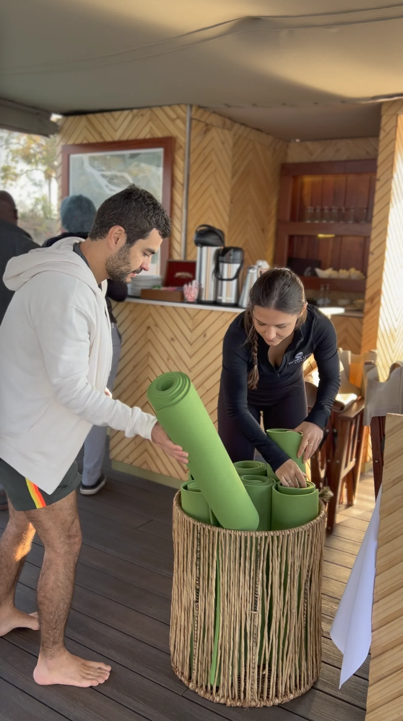 Yoga vid Zambezi
