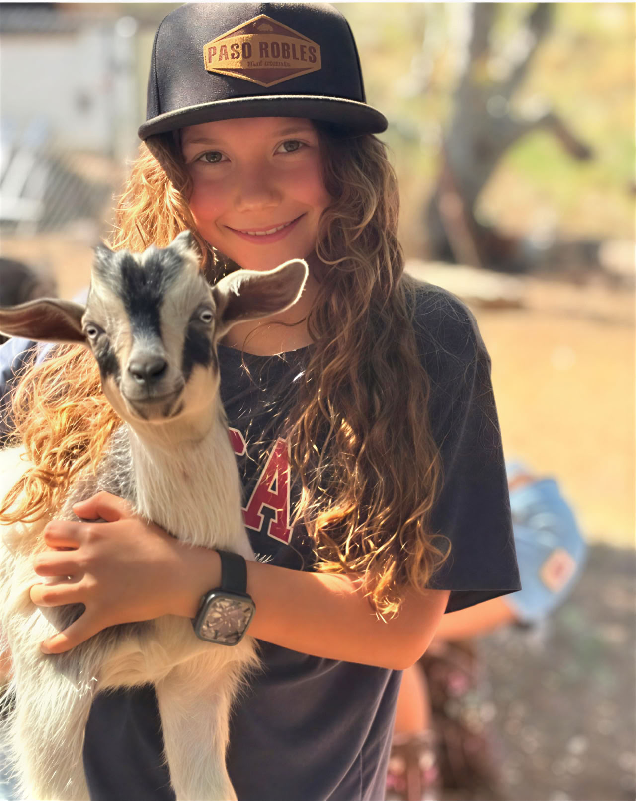 Getungarnas och gårdsdjurens lekstund på Splitrock Farm Critter Camp