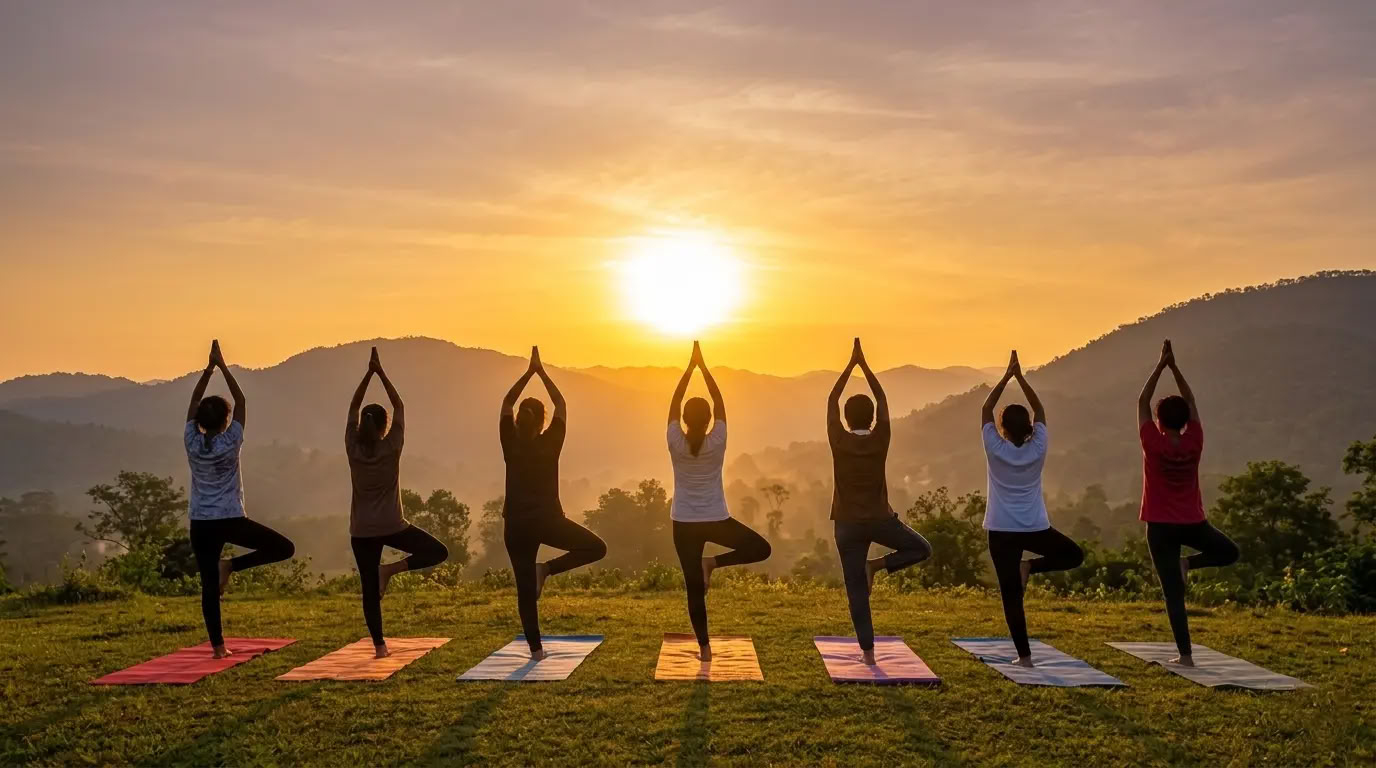 7-dagars nybörjar-yogaretreat