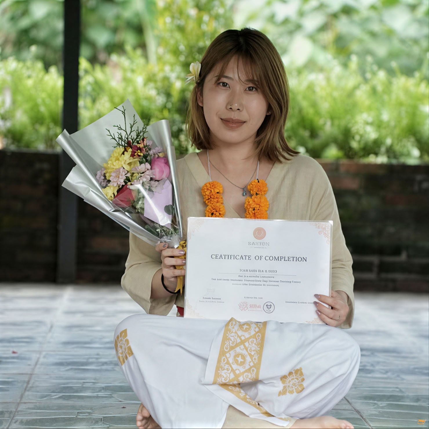 50-timmars yogalärarutbildning på Bali