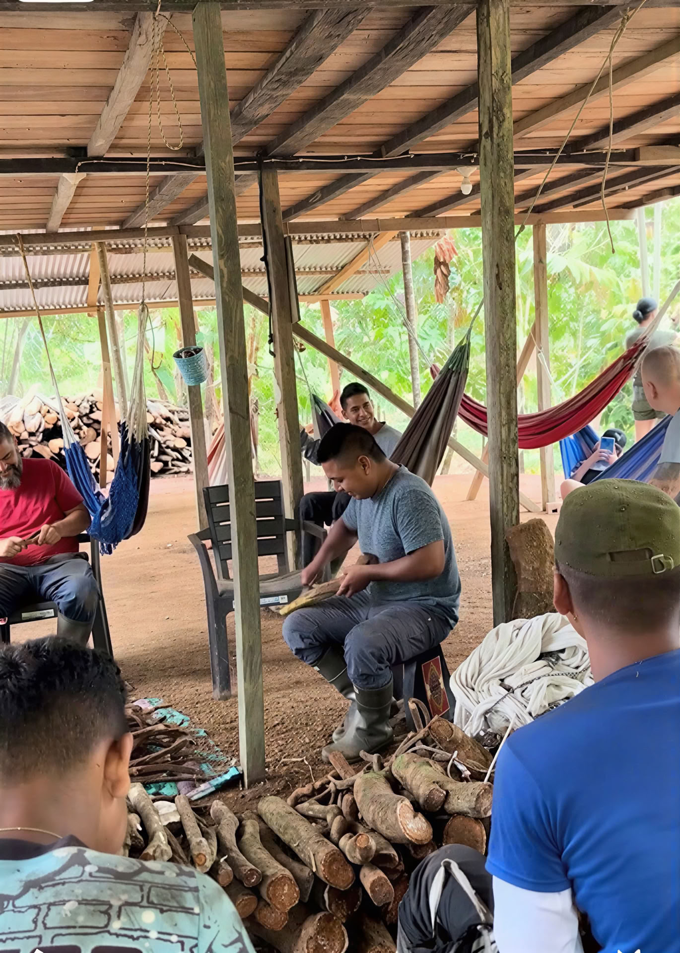 Jungelresa med ayahuasca