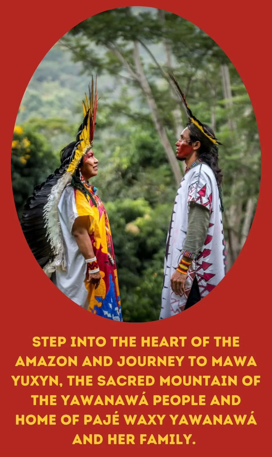 Yawanawas stamresa aug–sep 2026, Brasilien — ZiruYai