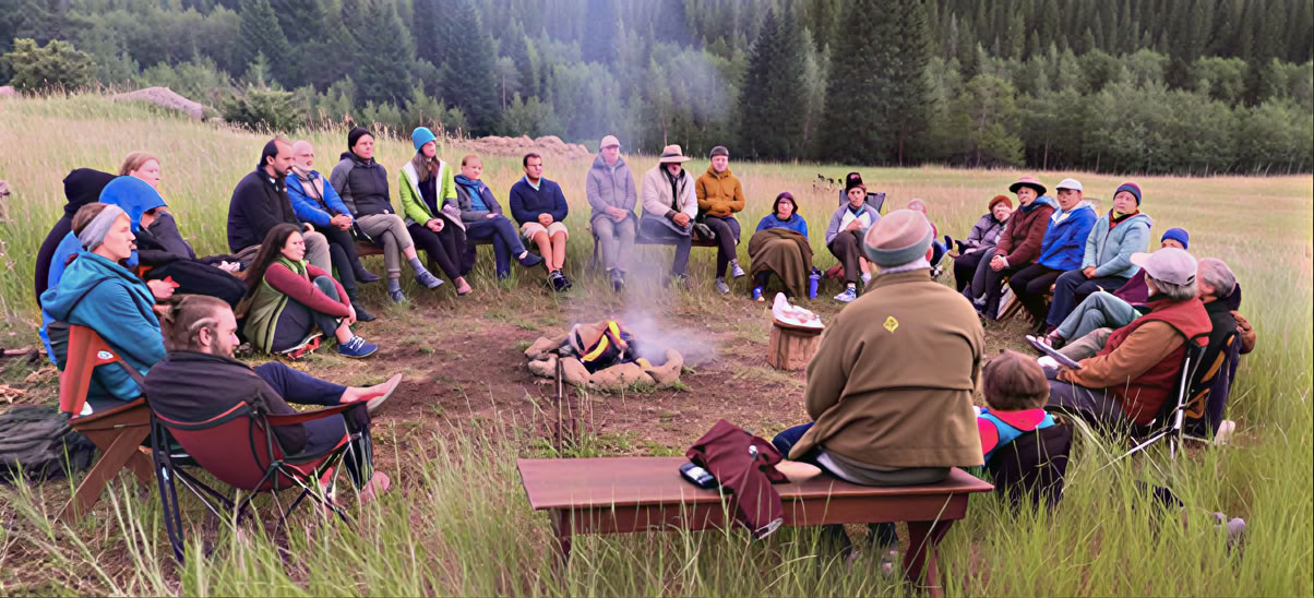 Den stora stillheten: mindfulness och icke-dualitet i naturen