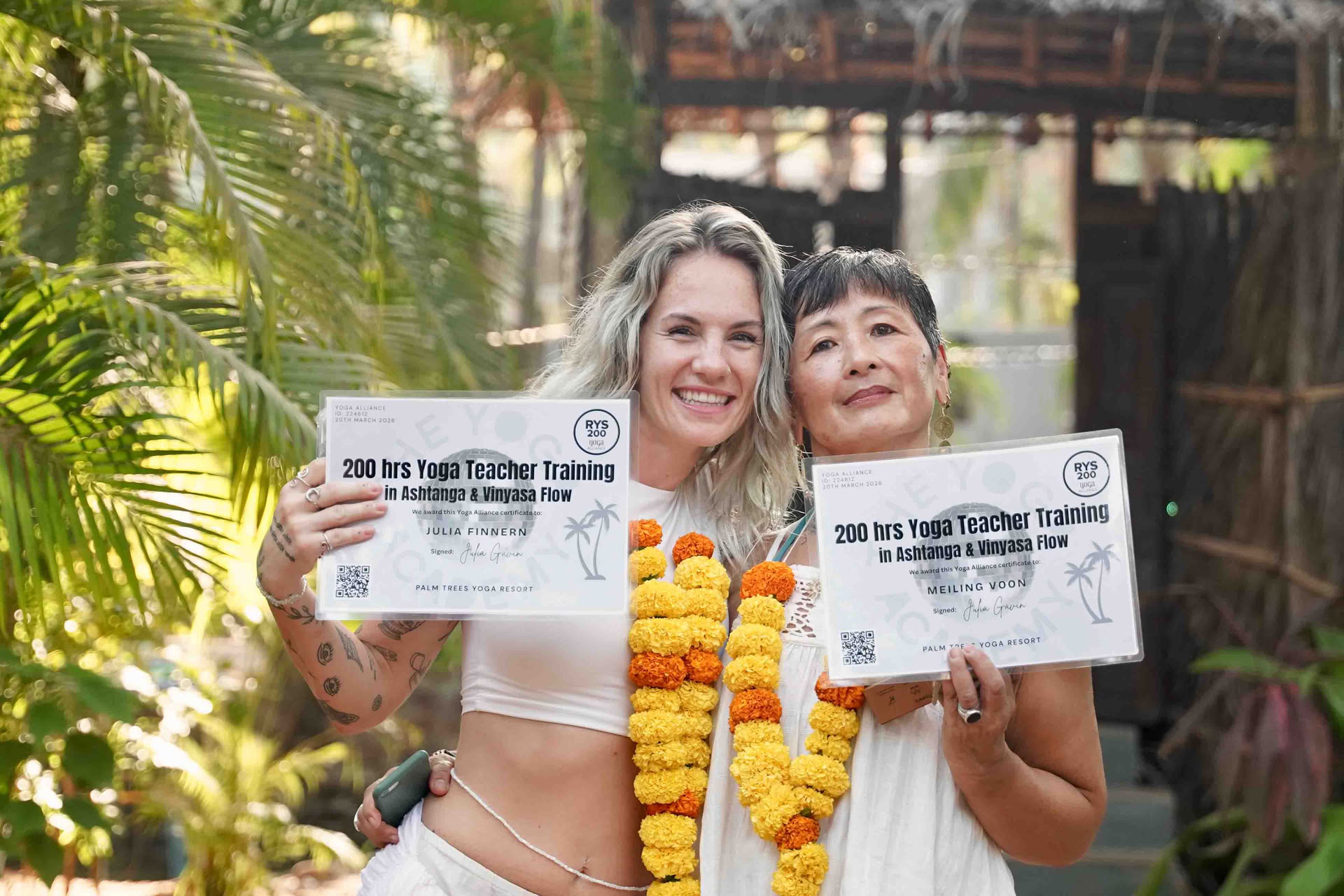 200-timmars yogalärarutbildning i Goa, Indien