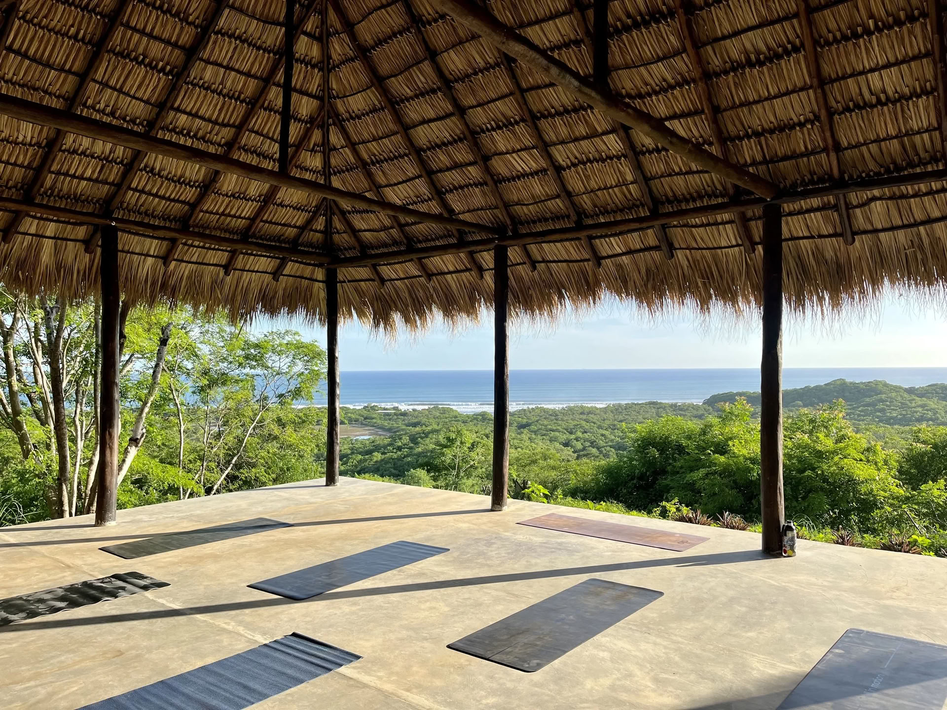 Yogaklass i Popoyo, Nicaragua