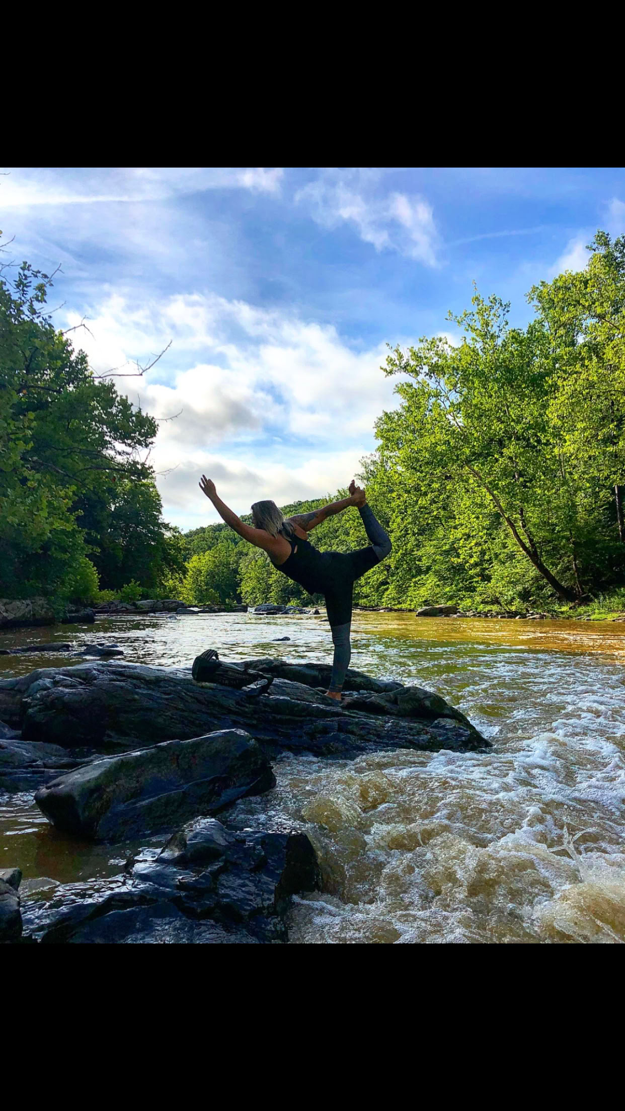 Fred vid Potomac; yoga- och ljudretreat