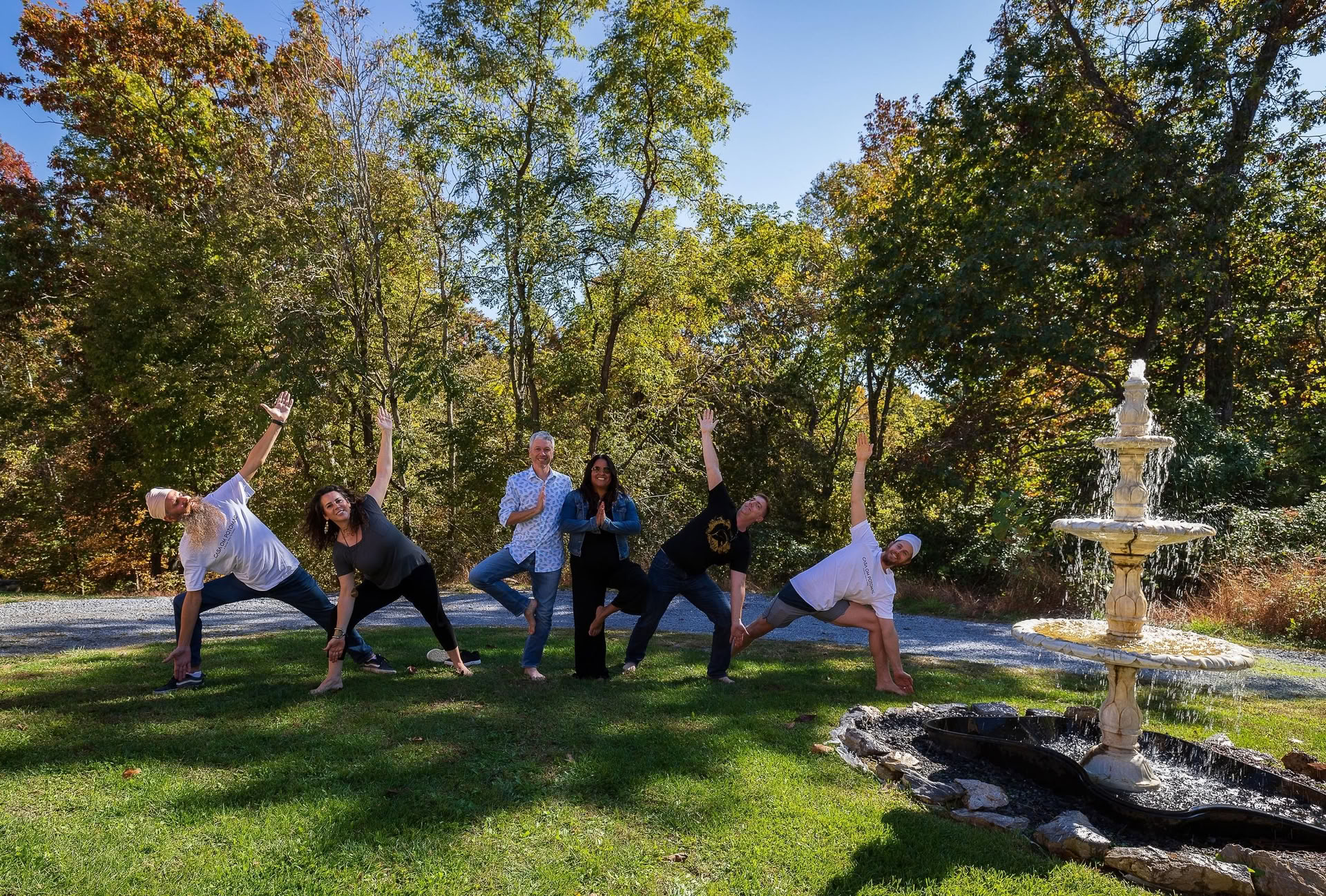 Fred vid Potomac; yoga- och ljudretreat