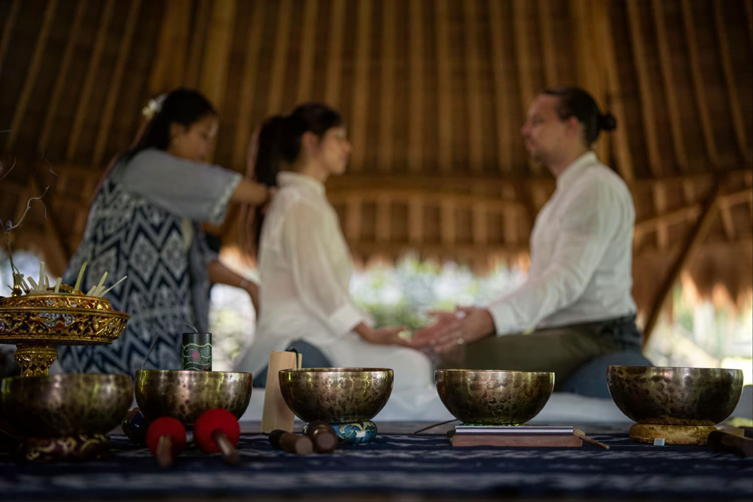 Yoga och ljudhealingharmoni