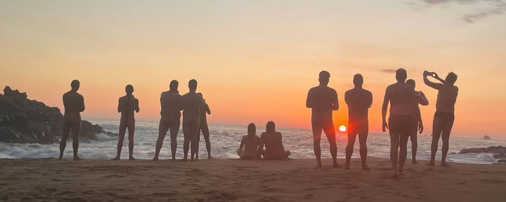 Öppet hjärta – Mäns retreat i Zipolite, Mexiko, 22–29 januari 2027