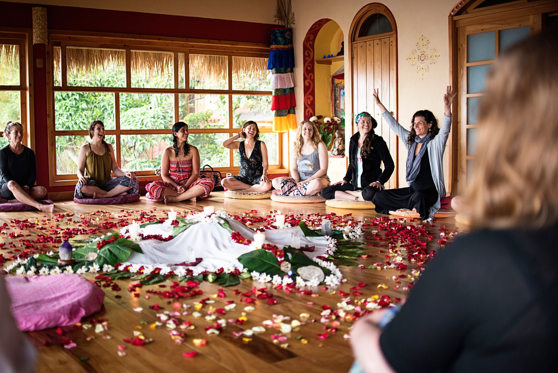 Återhämtande yoga-, andnings- och meditationsretreat