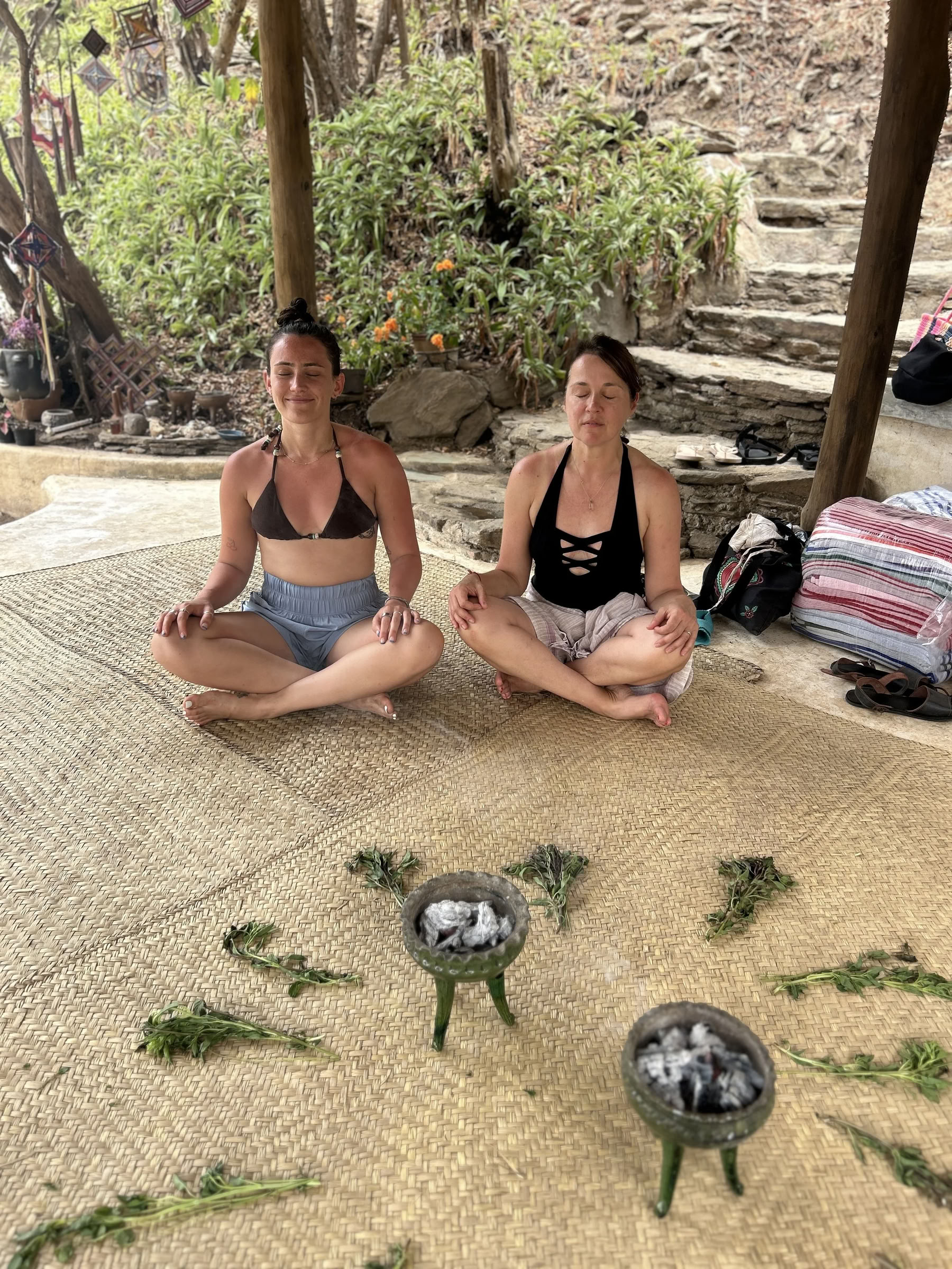 Yoga-retreat vid stranden i Mexiko