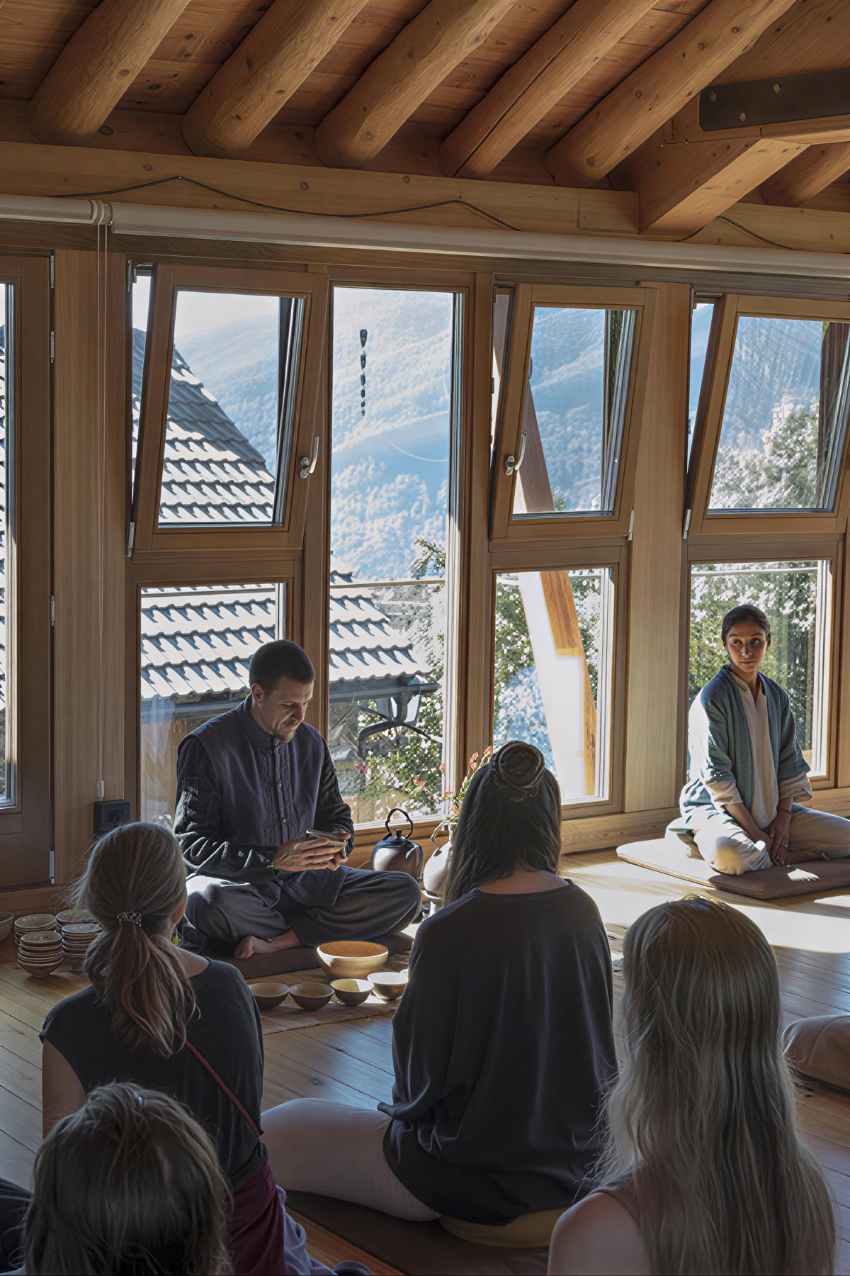 Zen- och teretreat med Wu De