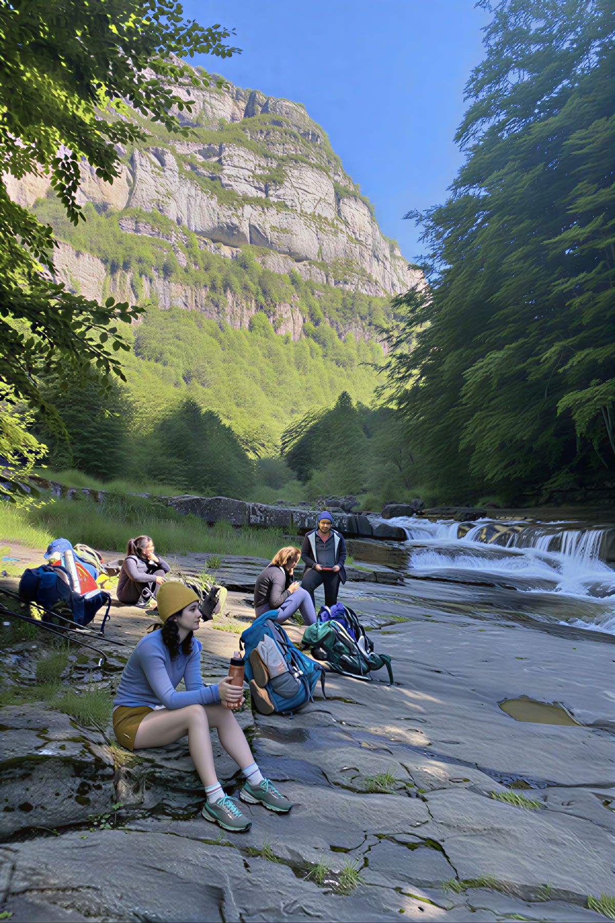 Meditativ pilgrimsfärd: lång vandring och yogaretreat