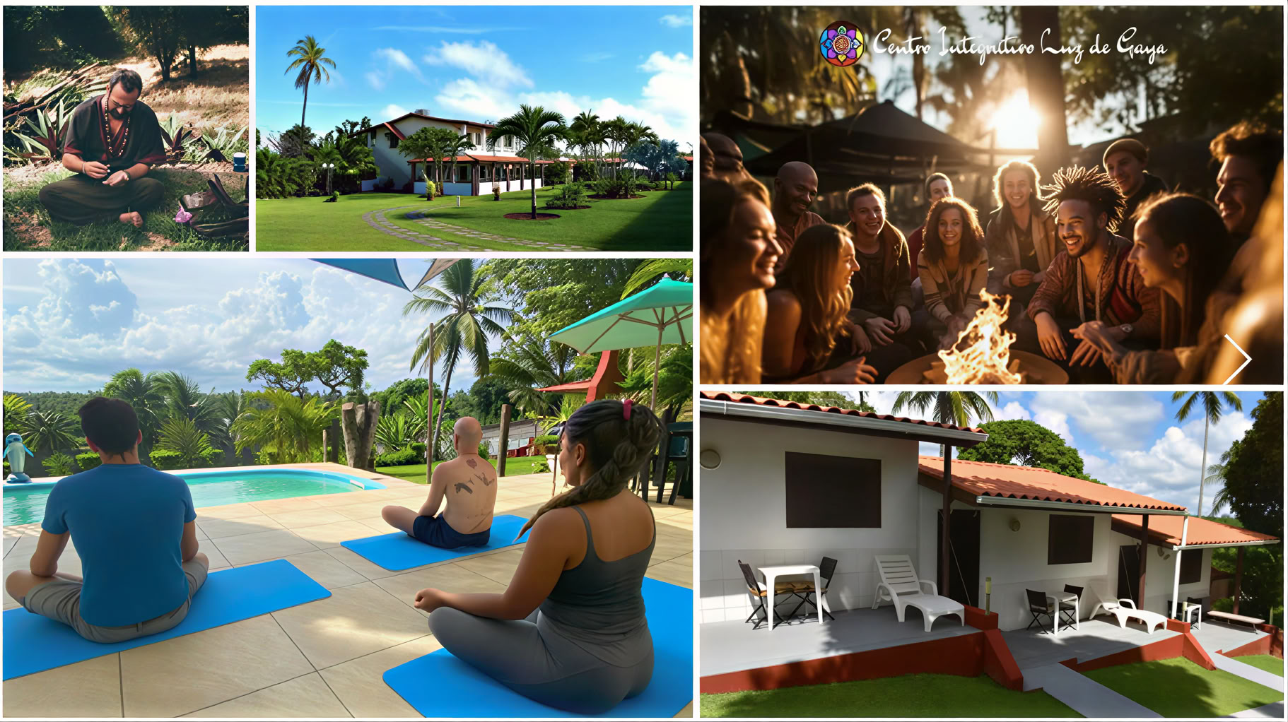 14-dagars ayahuascaretreat med Flow Brazil Yoga / meditation och massage