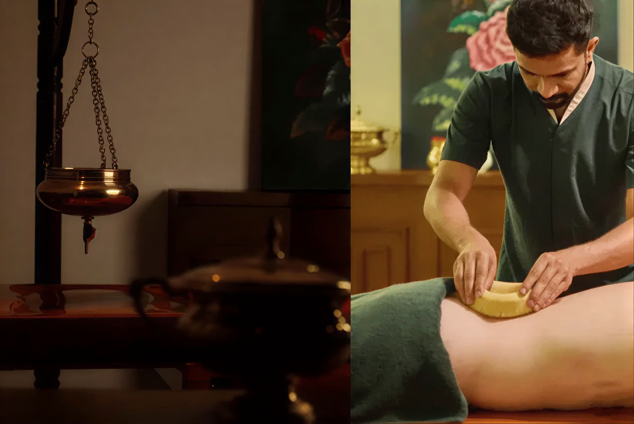 28 dagars panchakarma-behandling på Vaidyagrama — Coimbatore