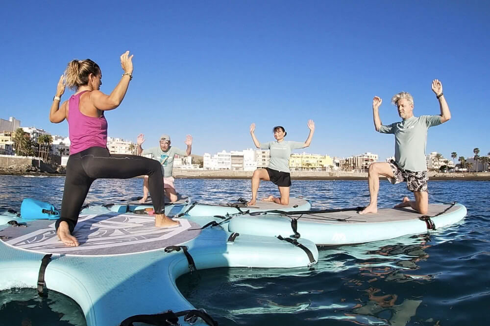 Paddelsurfing (SUP) och yogaretreat på Gran Canaria