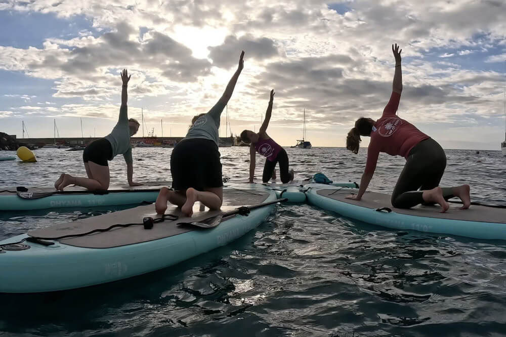 Paddelsurfing (SUP) och yogaretreat på Gran Canaria