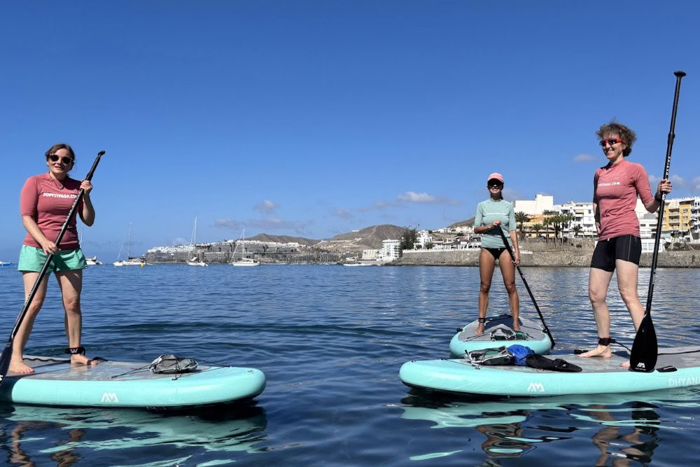 Paddelsurfing (SUP) och yogaretreat på Gran Canaria