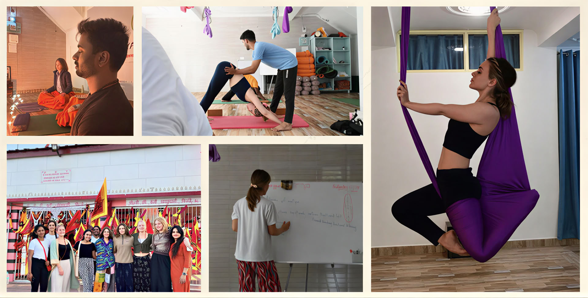 06 dagars lärarutbildningskurs i aerial yoga