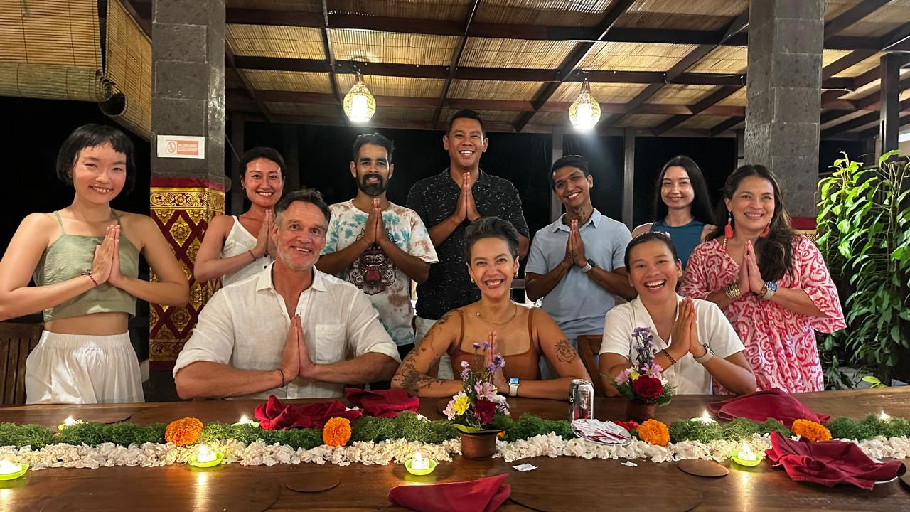 200-timmars yogalärarutbildning på Bali