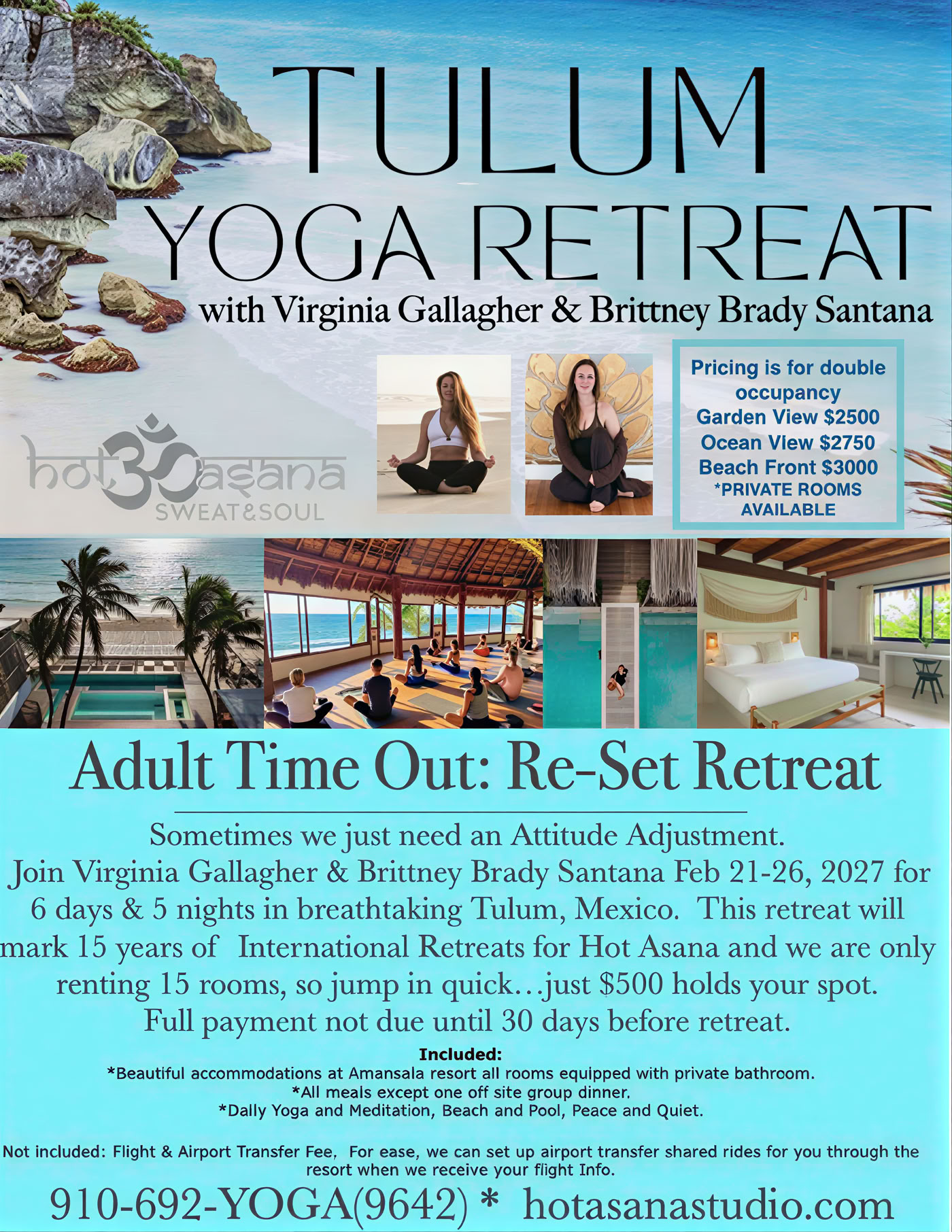 Yogaretreat i Tulum, Mexiko