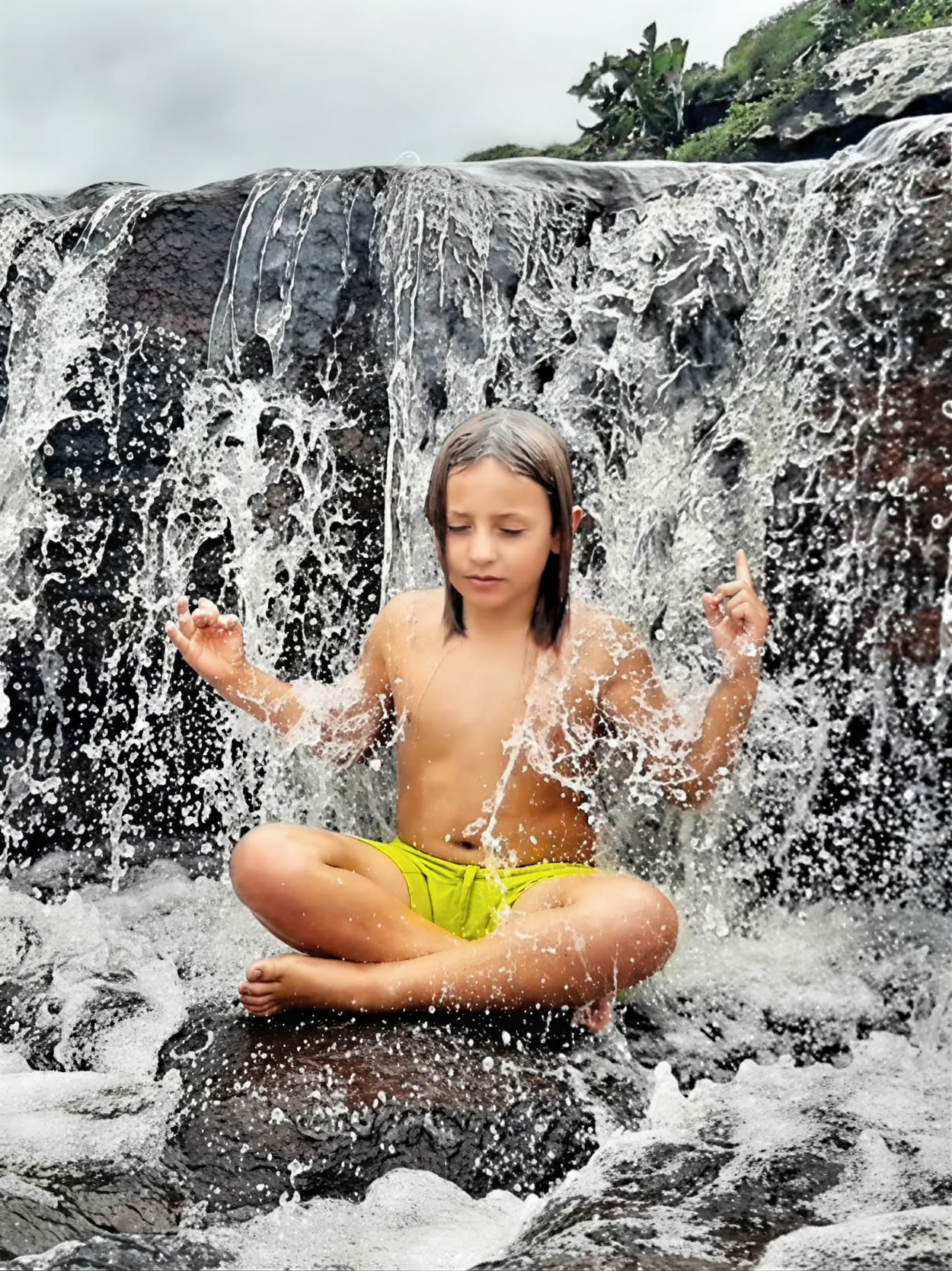 Safari och vandring vid Waterfall Bluff