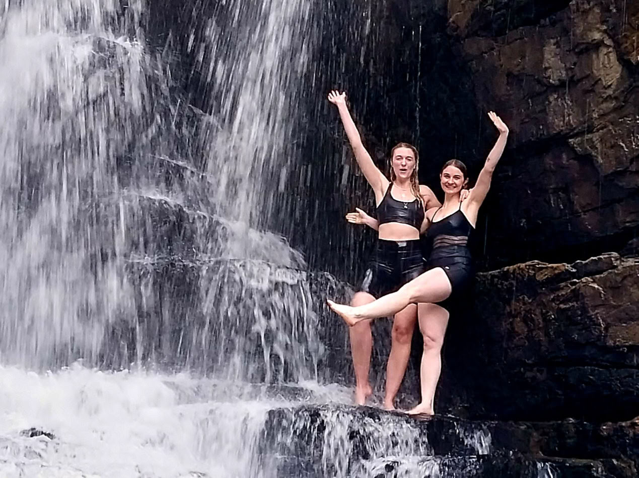 Safari och vandring vid Waterfall Bluff