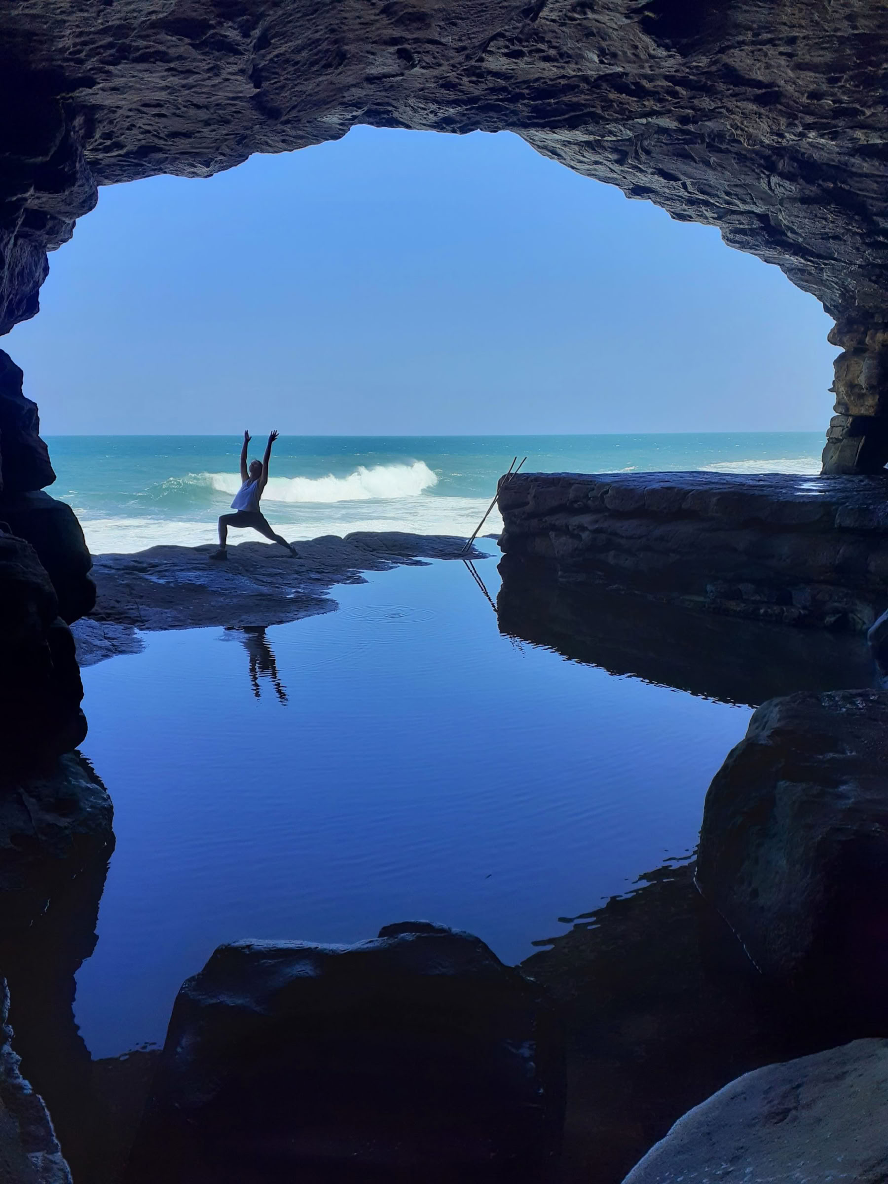 Safari och vandring vid Waterfall Bluff