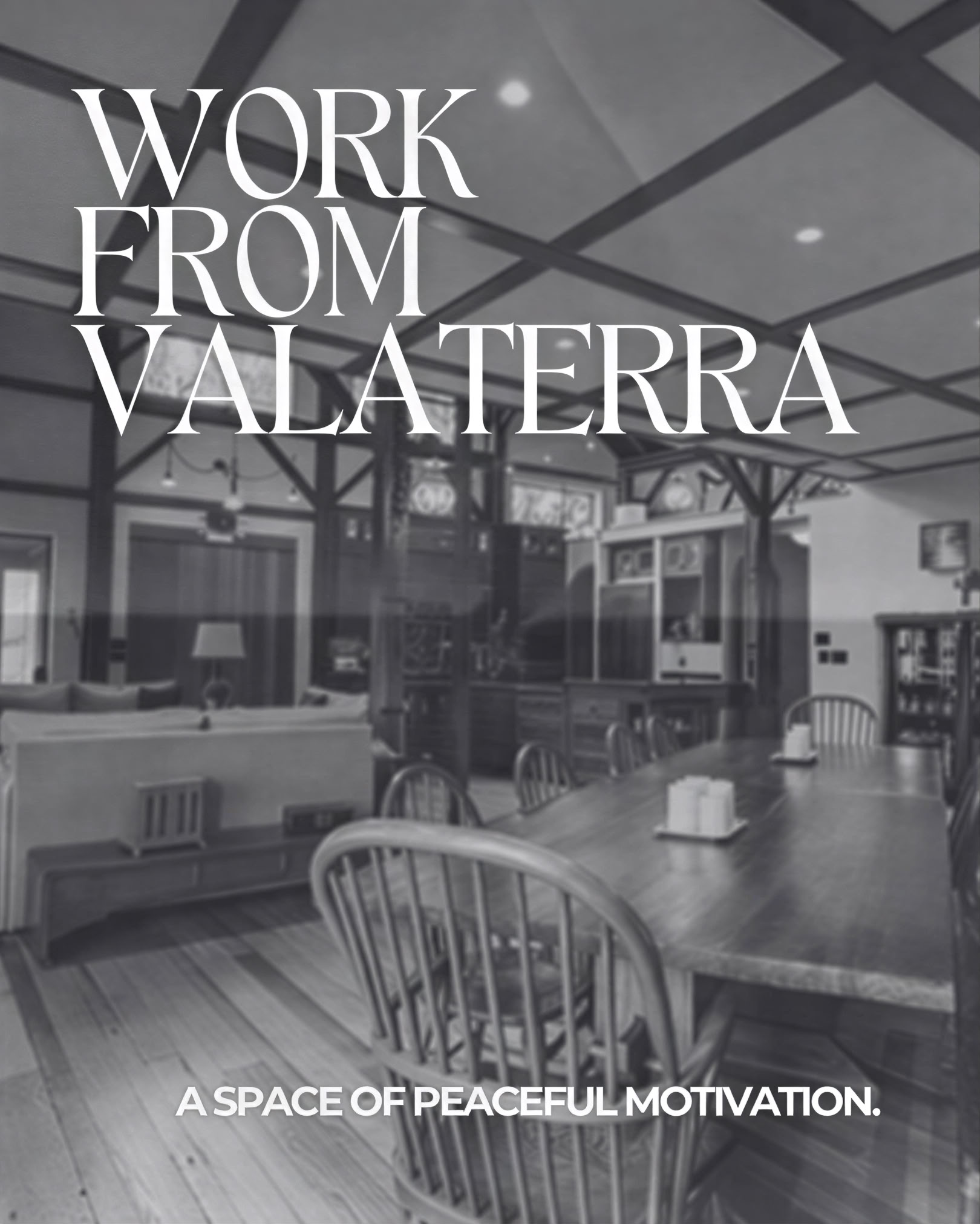 Arbeta från Valaterra — Valaterra - retreatergård
