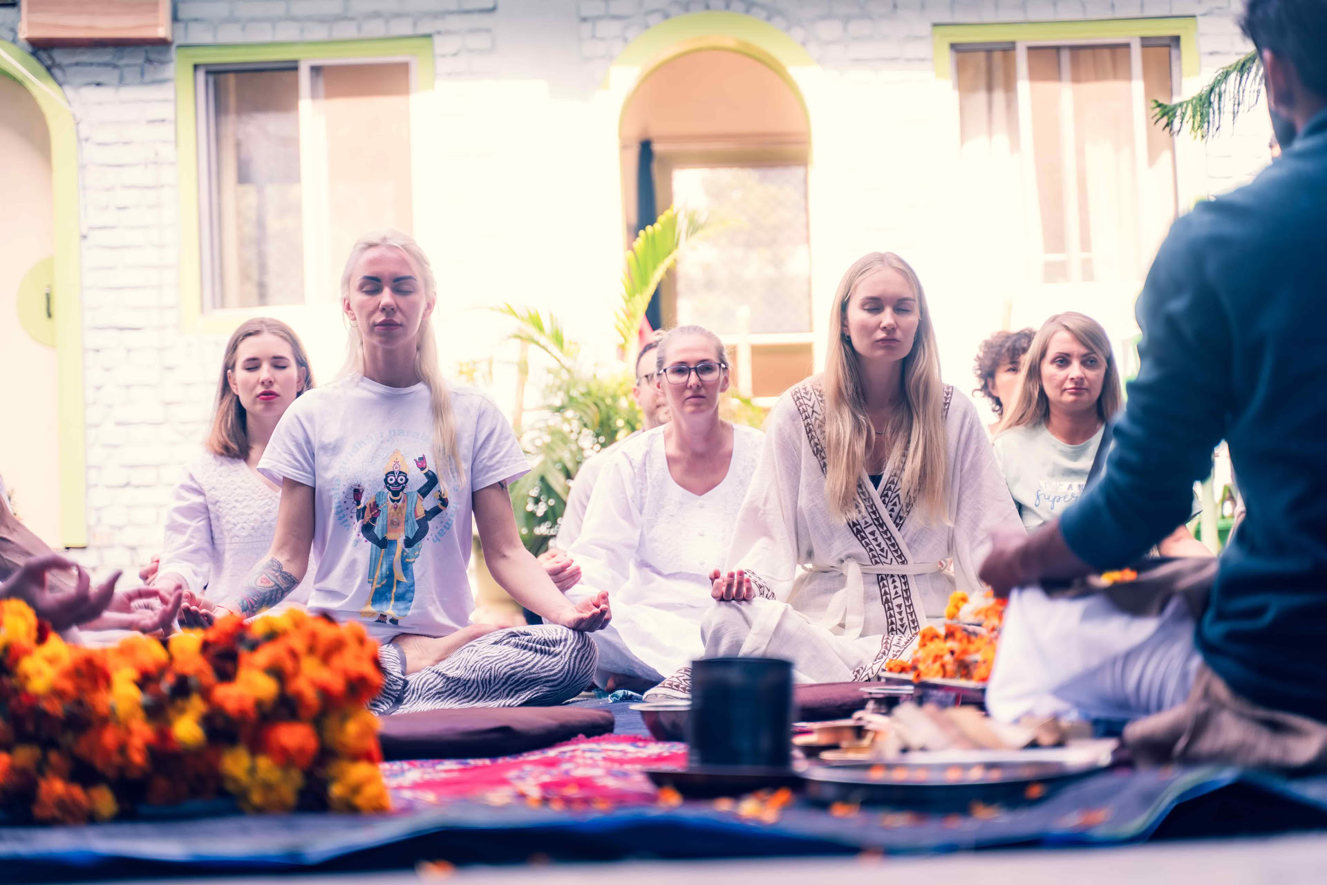 100 timmars pranayama-lärarutbildning i Rishikesh