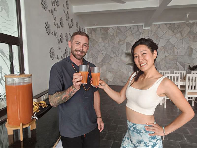 Yoga- och kolonrengöringsprogram