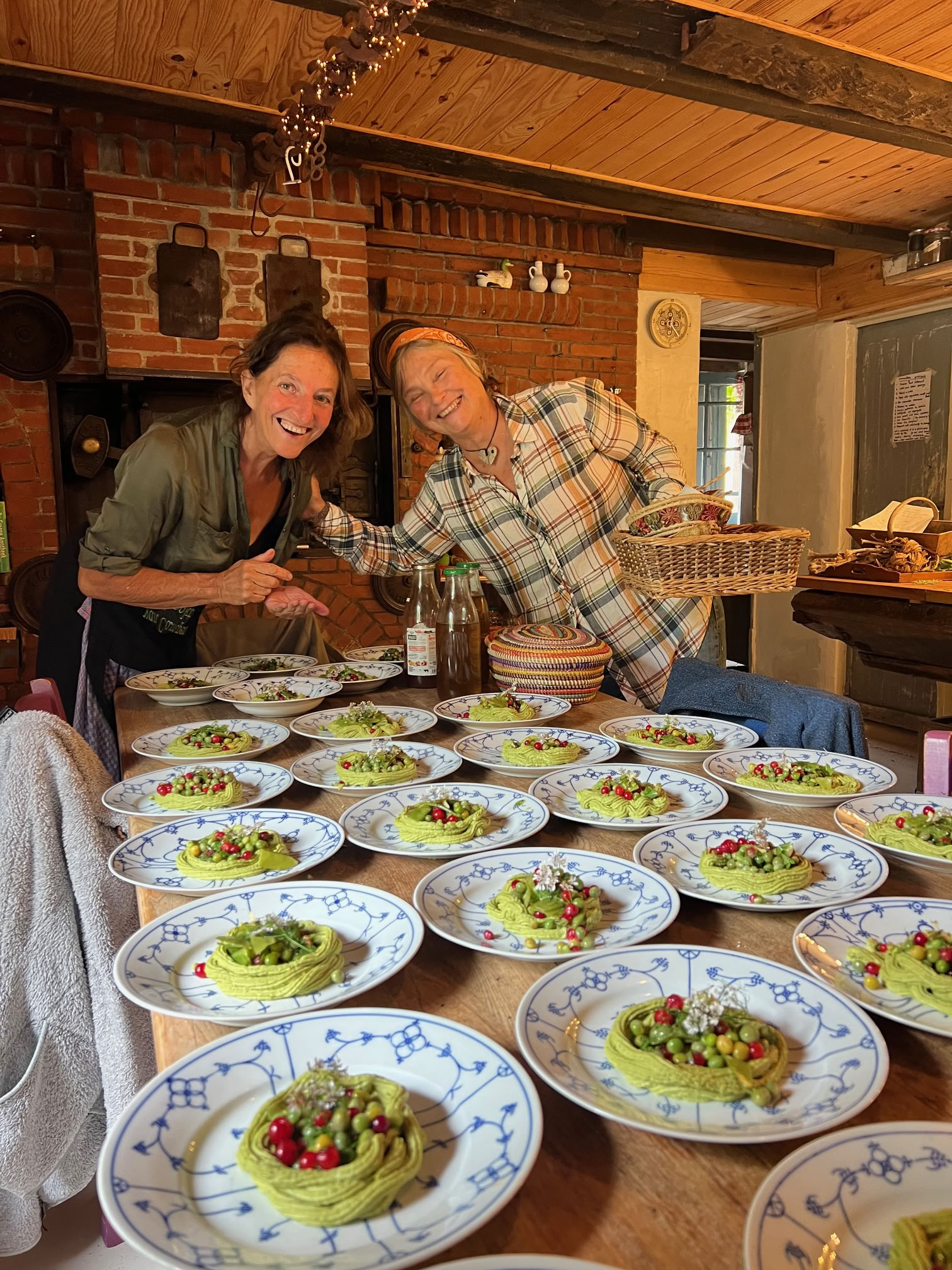 Ekograviditetsretreat i Frankrike med partners