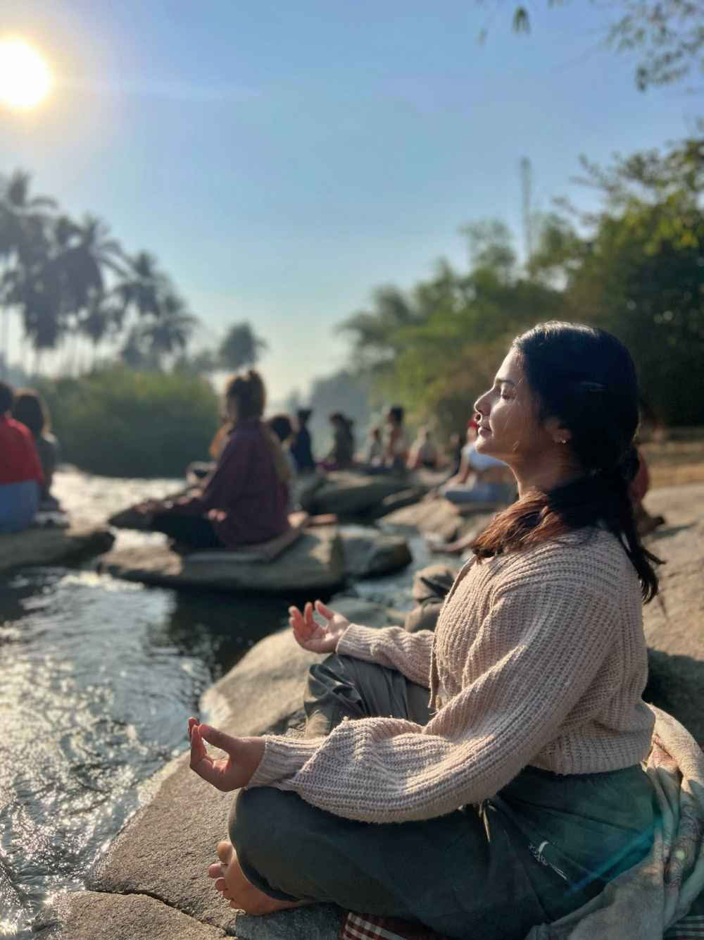 100 timmars boende lärarutbildning i pranayama