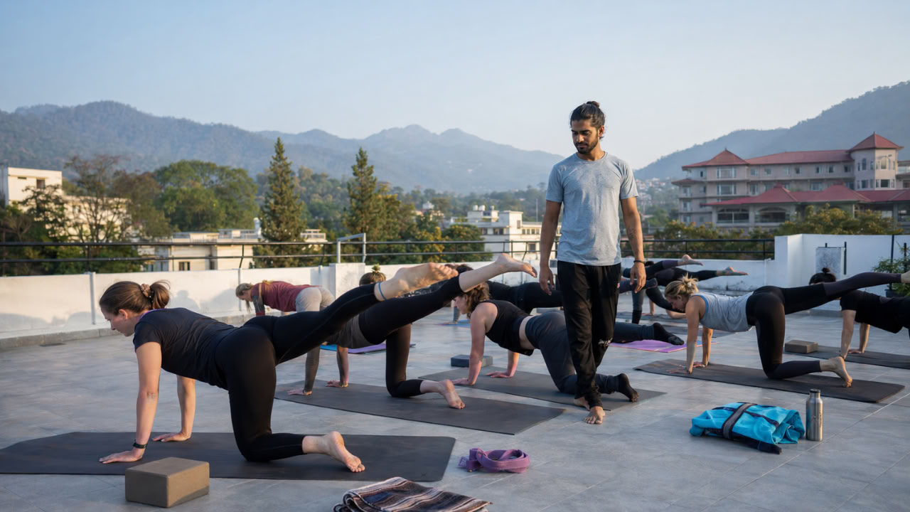 200-timmars yogalärarutbildning i Rishikesh – 1 jan till 11 jan