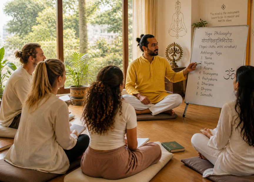 200-timmars yogalärarutbildning i Rishikesh – 1 jan till 11 jan