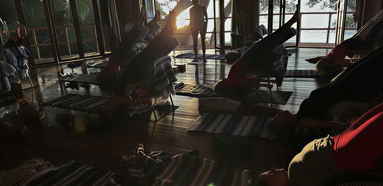 Iyengar-yogaretreat på vintern