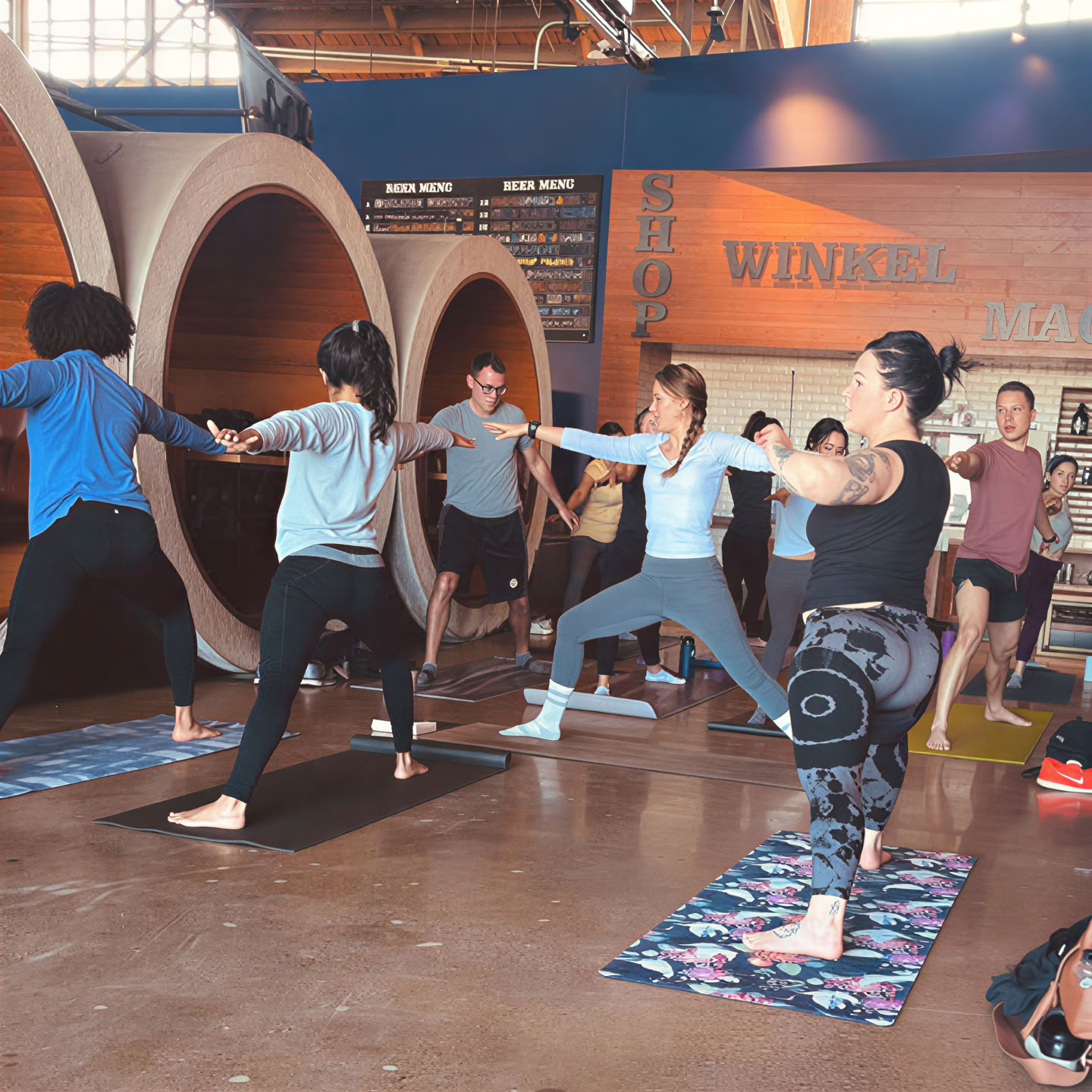 Tacos, yoga och öl – River North