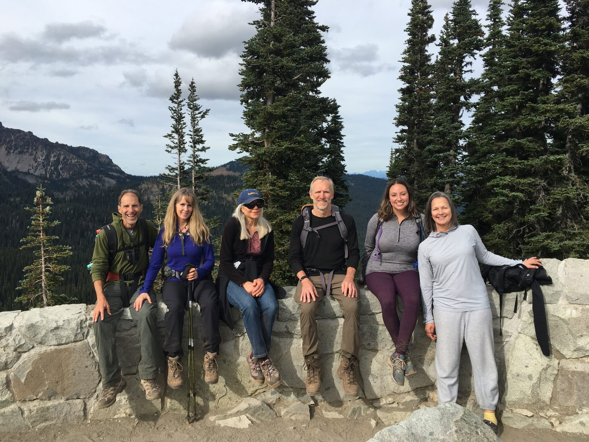 Yoga- och meditationsvandring vid Mount Rainier