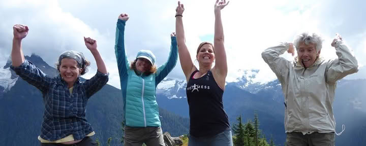 Yoga-, meditations- och vandringsdag vid Mount Rainier