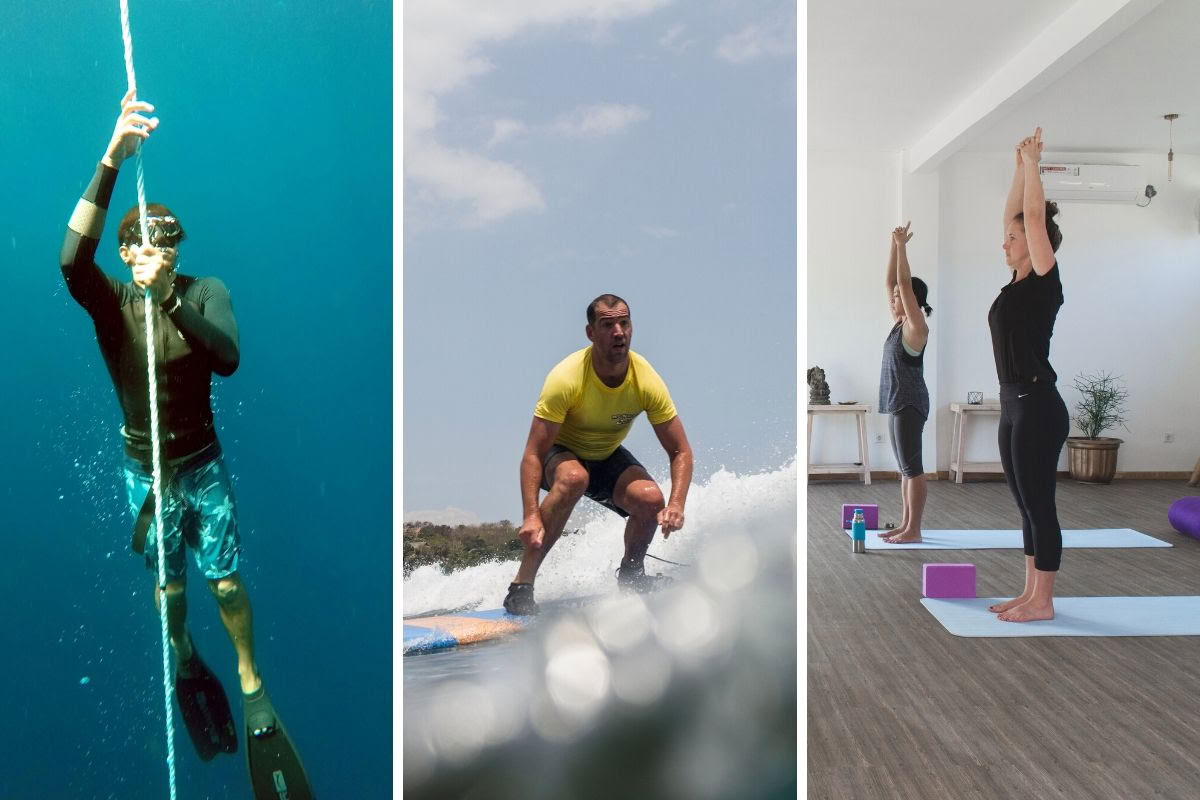 6 dagar fridykning, surfing och yoga