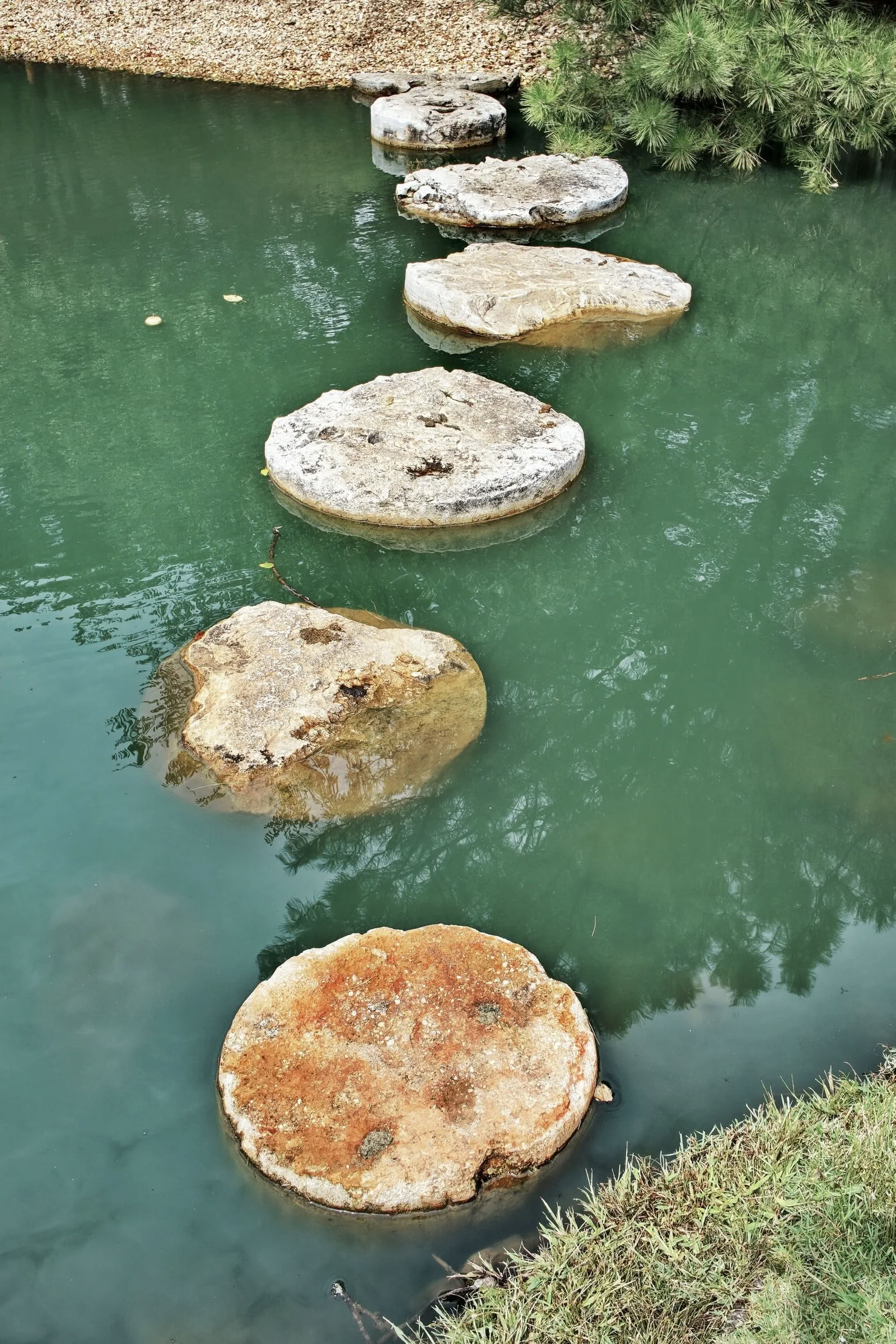 Stenarna att ta sig vidare på