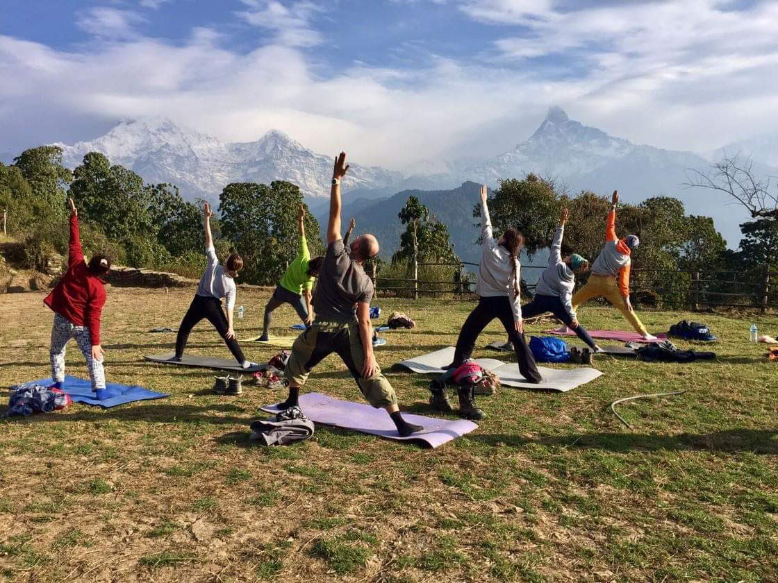 Yoga-retreat i Dhampus