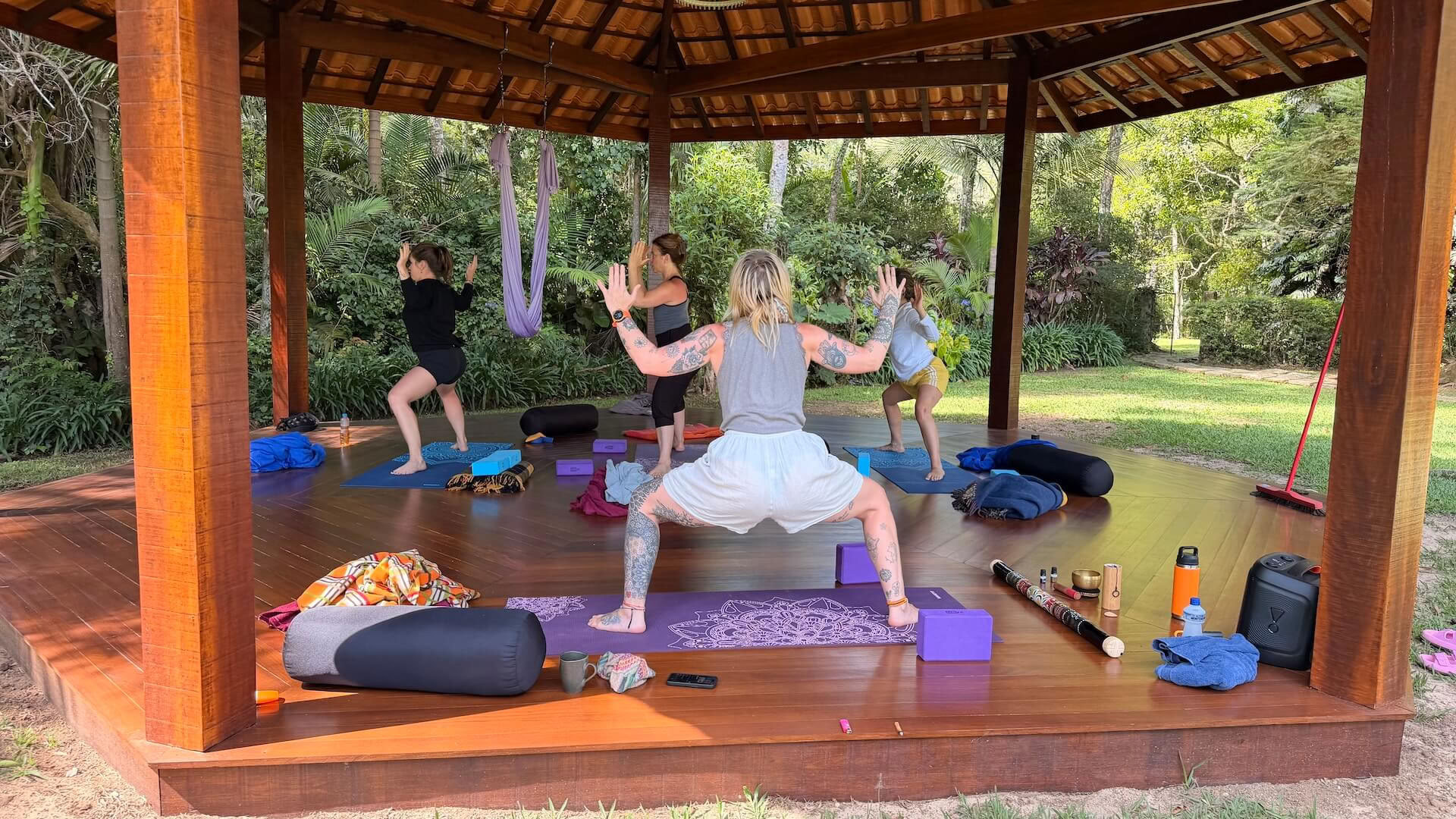 Yoga-retreat nära Rio de Janeiro under helgen