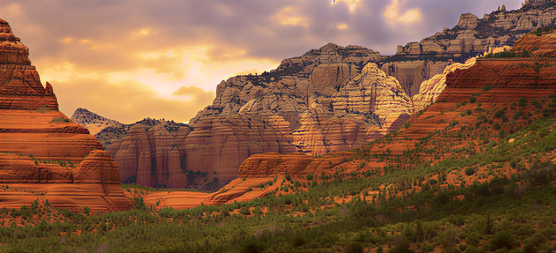 Sedona yoga- och vandringsretreat