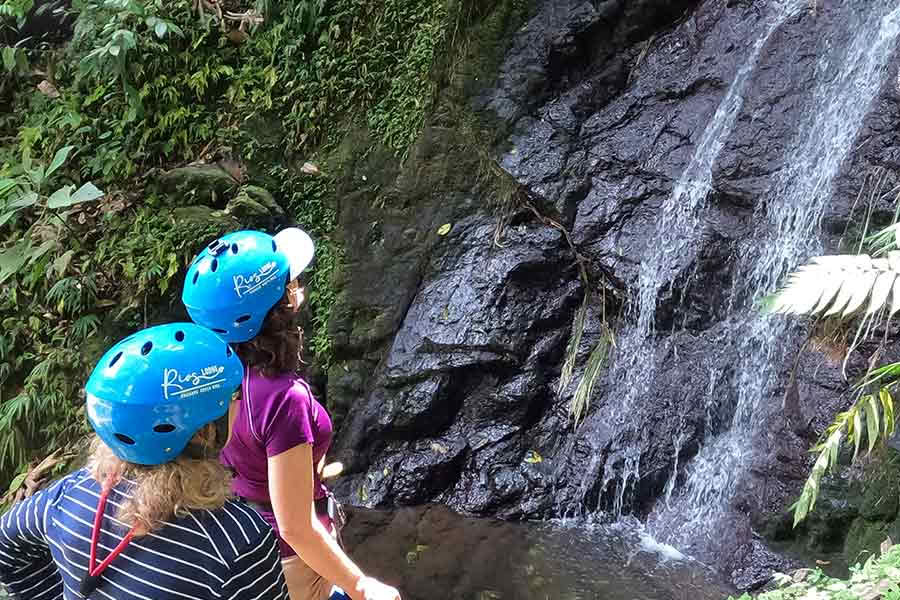 Zipline vid Pacuarefloden