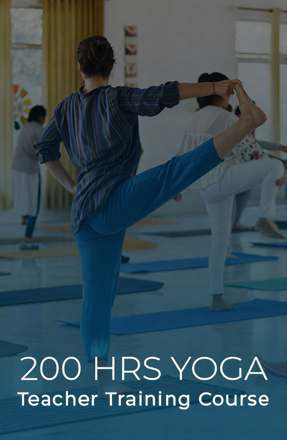 100-timmars yogalärarutbildning i Rishikesh