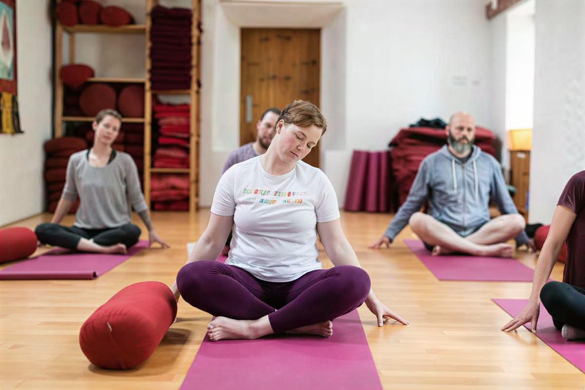 att gå djupare - meditation och yoga